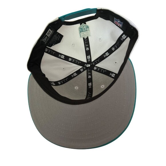 New Era NFL Super Bowl LIV 9Fifty Snapback Cap White/Teal - Picture 6 of 8